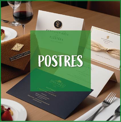 CARTA DE POSTRES